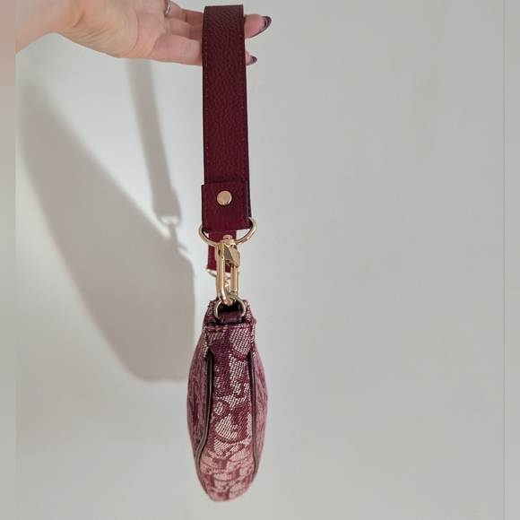 Dior trotter saddle bag - Merlot color - Picture 11 of 16